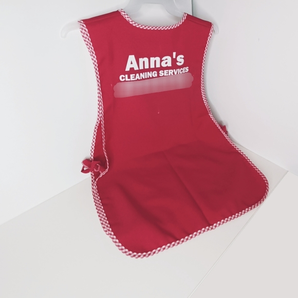 6 mandiles con nombre de negocio y numero - Picture 1 of 4